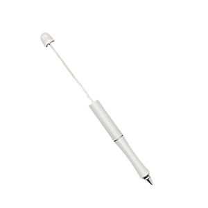 NEW White Beadable ALL METAL Pens