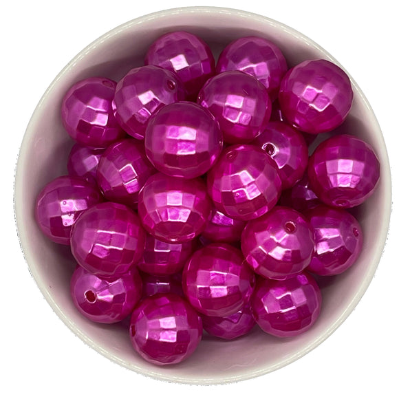 Disco Ball Hot Pink Pearl