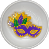 Mardi Gras Mask Acrylic Blank comes with SVG file