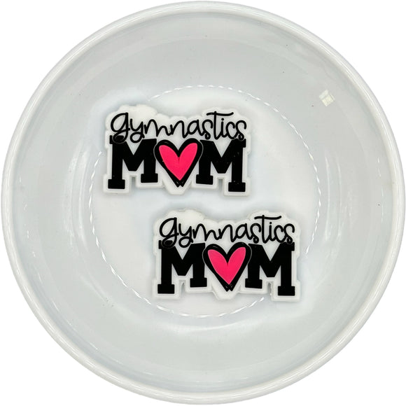 GYMNASTICS MOM (Pink Heart) Mom Silicone Buddy EXCLUSIVE