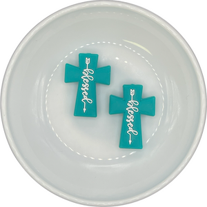 BLESSED TURQUOISE Cross Silicone Buddy EXCLUSIVE