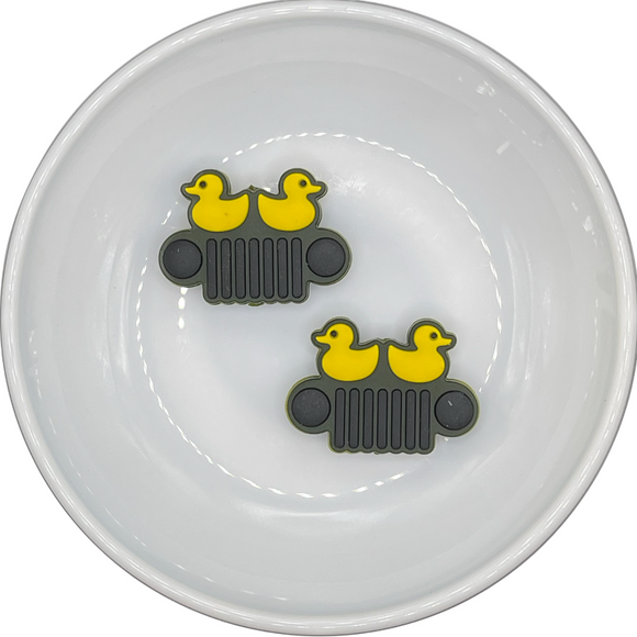 S-343 ARMY GREEN Duck Duck Silicone Buddy 23x32.5mm EXCLUSIVE