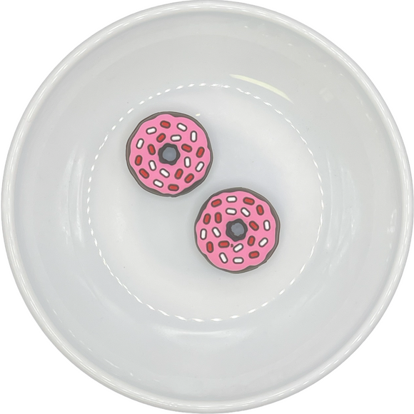 Valentine's Icing Donut Silicone Buddy (Custom Color)
