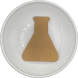 Lab Beaker Acrylic Badge Reel Blank comes with SVG file