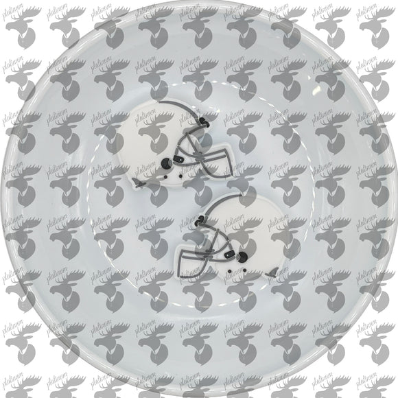 S-293 WHITE Football Helmet Silicone Buddy 24.5x30.5mm EXCLUSIVE