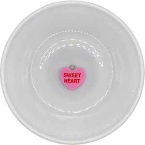 Sweet Heart Resin Charm 19x18mm