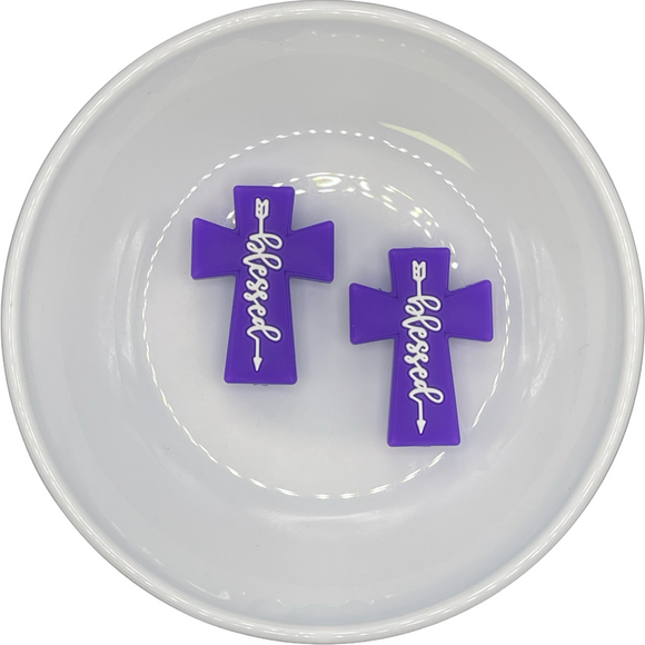 BLESSED PURPLE Cross Silicone Buddy EXCLUSIVE