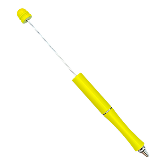 NEW Neon Yellow Beadable ALL METAL Pens