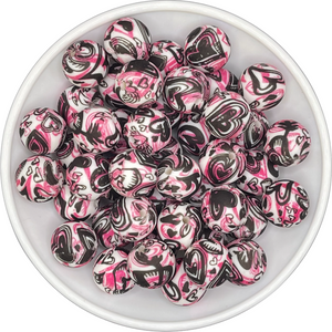Love is in the Air 15mm Silicone Bead