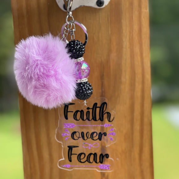 Faith Over Fear Acrylic Blank Comes W/ SVG