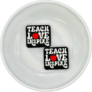 S-136 Black TEACH, LOVE Silicone Buddy EXCLUSIVE