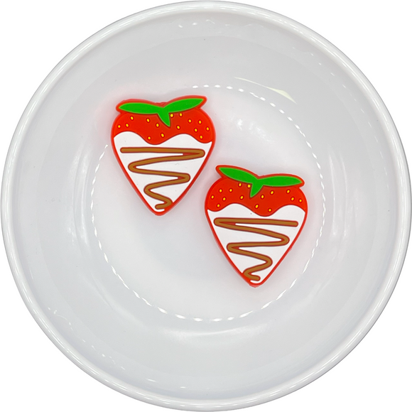 White Chocolate Covered Strawberry Silicone Buddy EXCLUSIVE