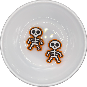 Orange X-RAY Skeleton Silicone Buddy 29.5x23mm Custom