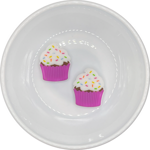 PURPLE Cupcake Silicone Buddy