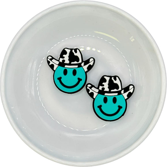 Cowboy TURQUOISE Smiley Face Silicone Buddy EXCLUSIVE