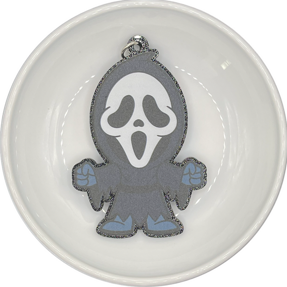 Decorated Ghostface Acrylic Keychain