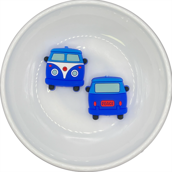 Blue Peace Bus Silicone Buddy 26.5x27.5mm