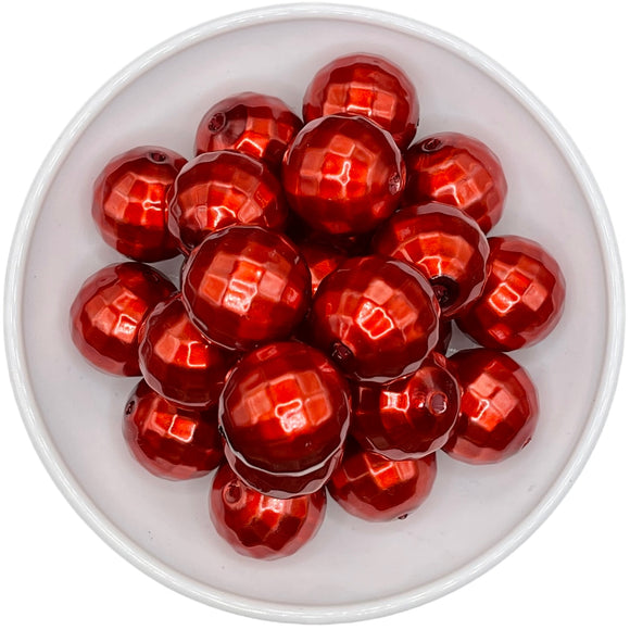 Disco Ball Red Pearl