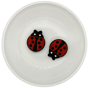 Ladybug Silicone Buddy 28x22mm