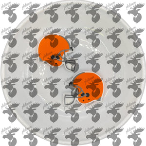 ORANGE Football Helmet Silicone Buddy 24.5x30.5mm EXCLUSIVE