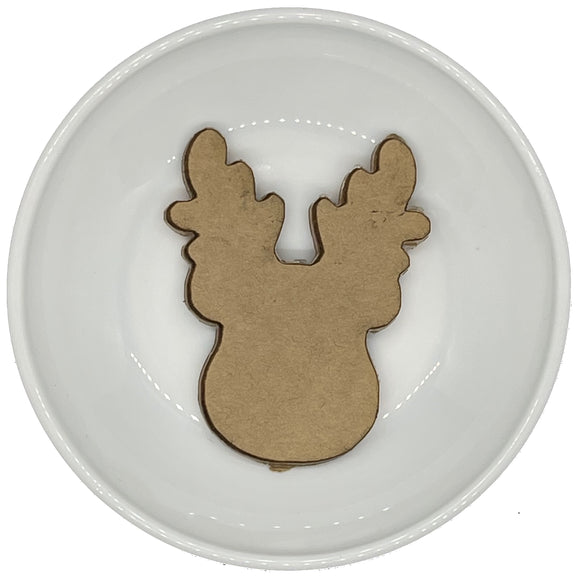 Reindeer Acrylic Badge Reel Blank