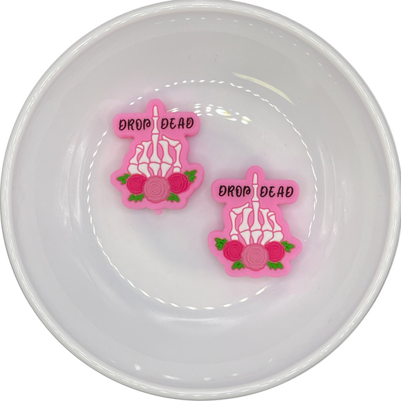 Pink Drop Dead Silicone Buddy 25.5x30mm