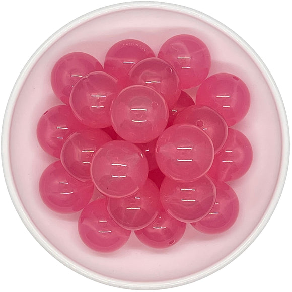 Bubblegum Pink Jelly Bead
