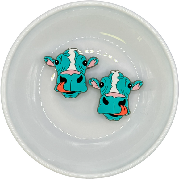 S-240 Turquoise Big Nose Cow Silicone Buddy EXCLUSIVE