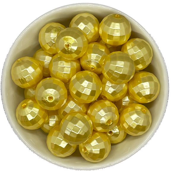 Disco Ball Yellow Pearl